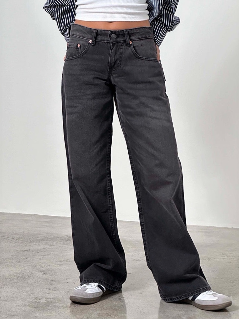 Motel Rocks Parallel Low Rise Jeans - Picture 2 of 5